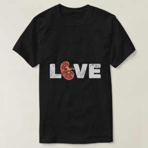 Camiseta Nefrologista de Amor por Orgão Rim