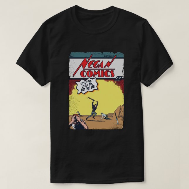 Camiseta Negan História em quadrinhos 1 Classic (Frente do Design)