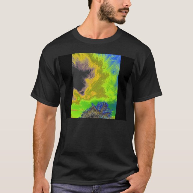 Camiseta Negativo dobro Clouds&Treetops por KLM (Frente)