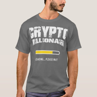 Camiseta Negociação de cadeias de bloqueio cripto milionári