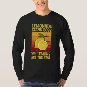 Camiseta Negócio de Suco de Limão Trocadilho para o Chefe d
