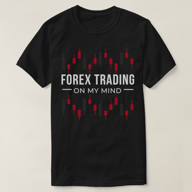 Camiseta negócio forex na minha mente (Frente do Design)