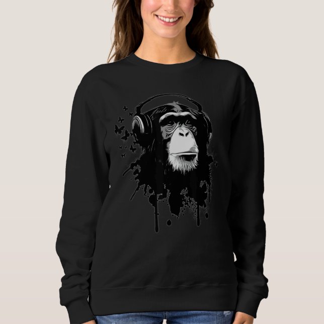 Camiseta Negócios de Macaco Chimpanzé Chimpanzé Macaco Borb (Frente)