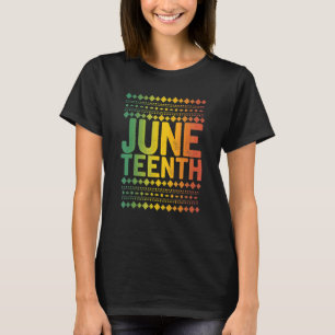 Camiseta Negra Americana História Negra Afro-Americana June
