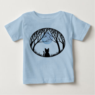 Camiseta Negra de Gato Gordo Camisa Negra