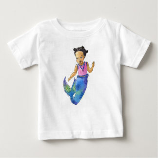 Camiseta Negra de Pequena Sereia