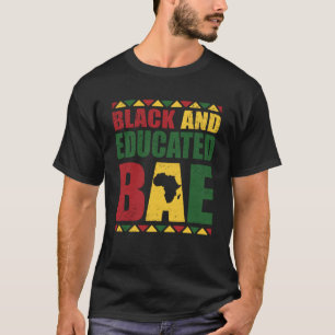 Camiseta Negra e Educada História Negra Mês África