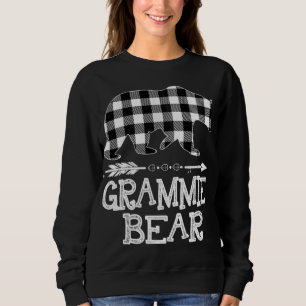 Camiseta Negra E Xadrez Branca, Urso Grammioso, Natal