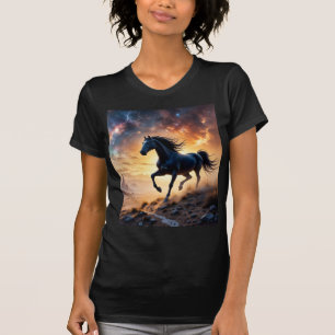 Camiseta Negra Estalhão na Nebulosa do Deserto