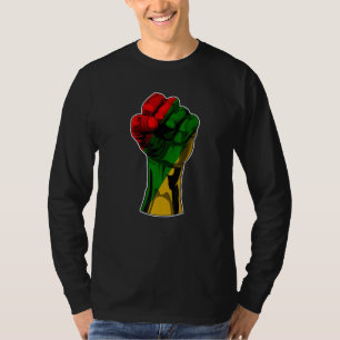 Camiseta Negra História Mês Pinto Poder Negro Mulheres Home