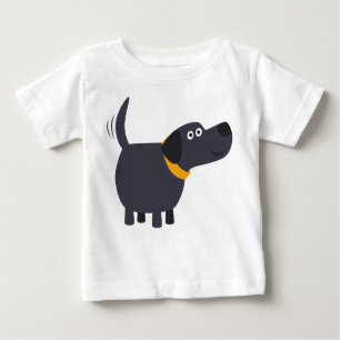 Camiseta Negra Labrador Negra