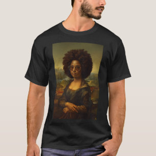 Camiseta Negra Lisa Afro-Americana Historia Negra