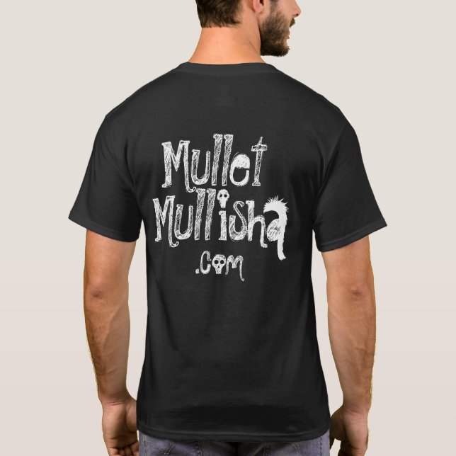 Camiseta Negra Mullisha Masculina (Verso)