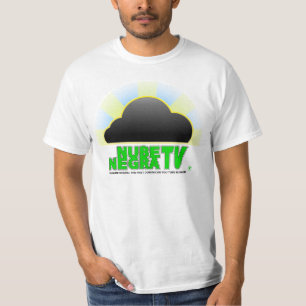 CAMISETA NEGRA TV VERDE