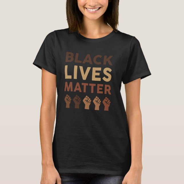 Camiseta Negras Importam Ally Funny BLM Allies Gift Men (Frente)