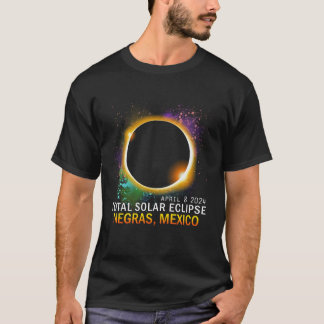 Camiseta Negras México Total Eclipse Solar 2024