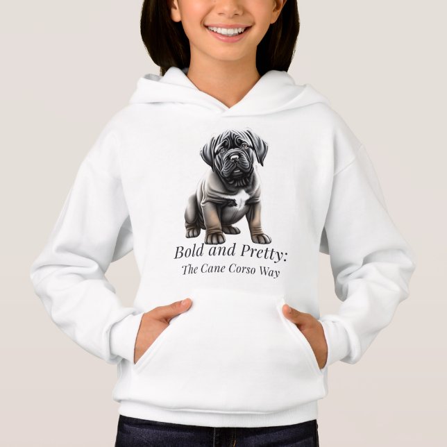 Camiseta Negrito e bonito: o modo Cane Corso (Frente)
