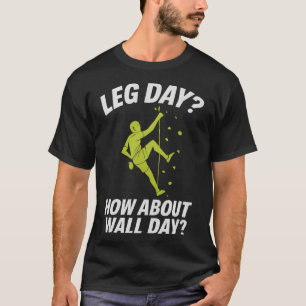 Camiseta Negrito Itálico Arte de Escalada Dia de Perna Que