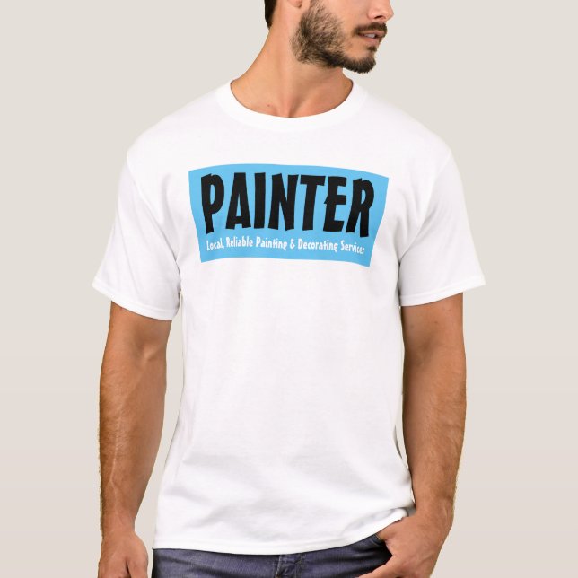 Camiseta Negrito, Pintor e Decorador Moderno (Frente)