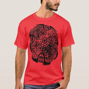 Camiseta Negro do Aegishjalmur