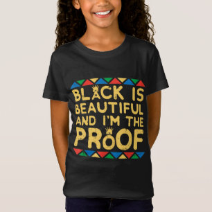 Camiseta Negro é uma bela história negra Kente BHM África