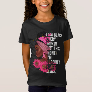Camiseta Negro Negro Negro a cada mês História Negra BHM Af