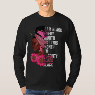 Camiseta Negro Negro Negro a cada mês História Negra BHM Af