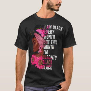Camiseta Negro Negro Negro a cada mês História Negra BHM Af