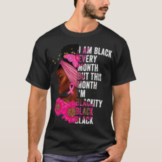 Camiseta Negro Negro Negro a cada mês História Negra BHM Af