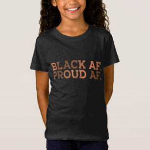 Camiseta Negro Orgulho AF História Africana Mês BHM Melanin