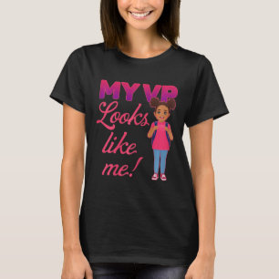 Camiseta Negros História Mês-de-trás Rapariga Meu Vp Parece