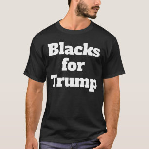 Camiseta Negros para Trump