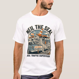 Camiseta Neil a Foca – Supervisor de Tráfego do Bairro