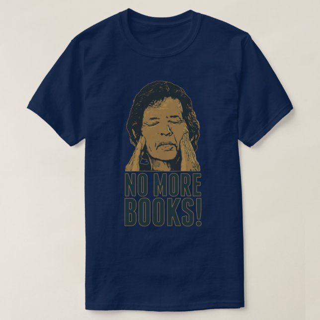 Camiseta Neil Breen NÃO MAIS LIVROS (Frente do Design)
