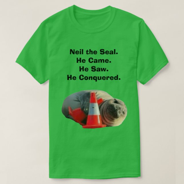 Camiseta Neil Conquistou (Frente do Design)