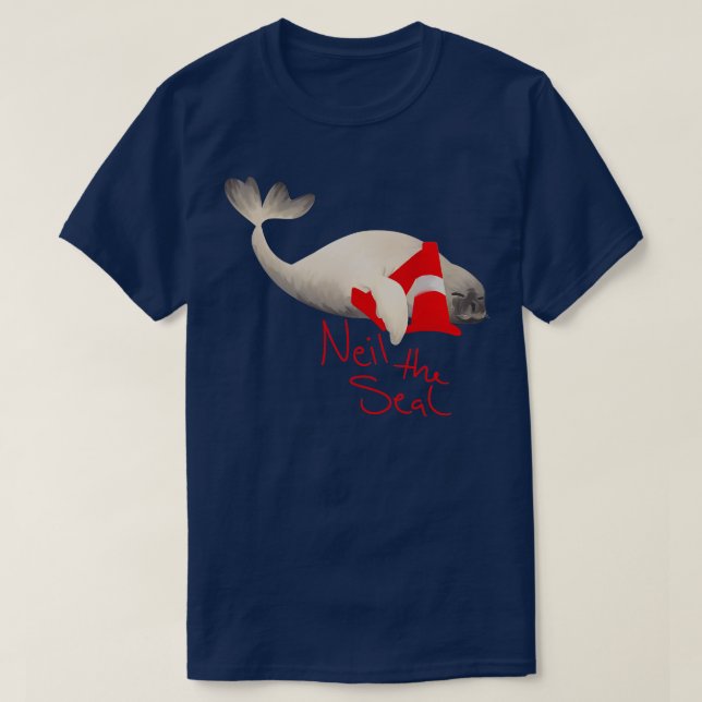 Camiseta Neil o Selo (Frente do Design)