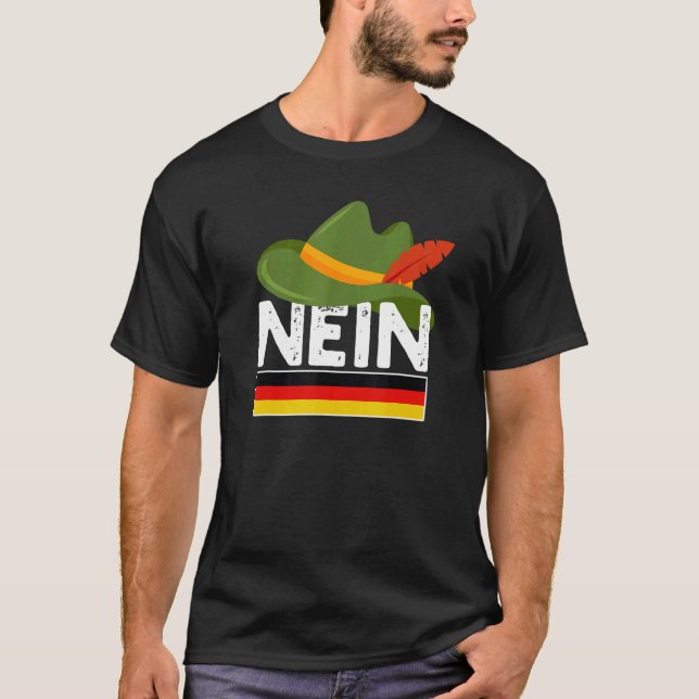 Camiseta Nein German No Saying Pun Germany (Frente)