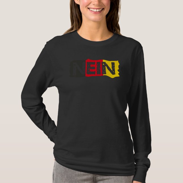 Camiseta Nein German Word (Frente)