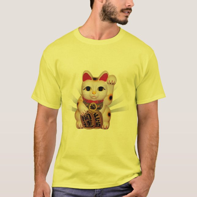 Camiseta Neko: Boa sorte Neko (Frente)