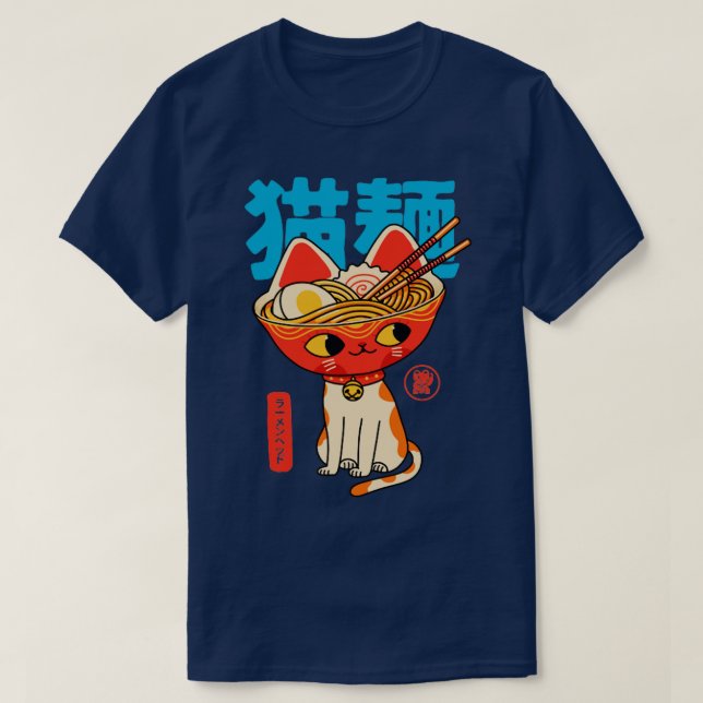 Camiseta Neko Ramen (Frente do Design)