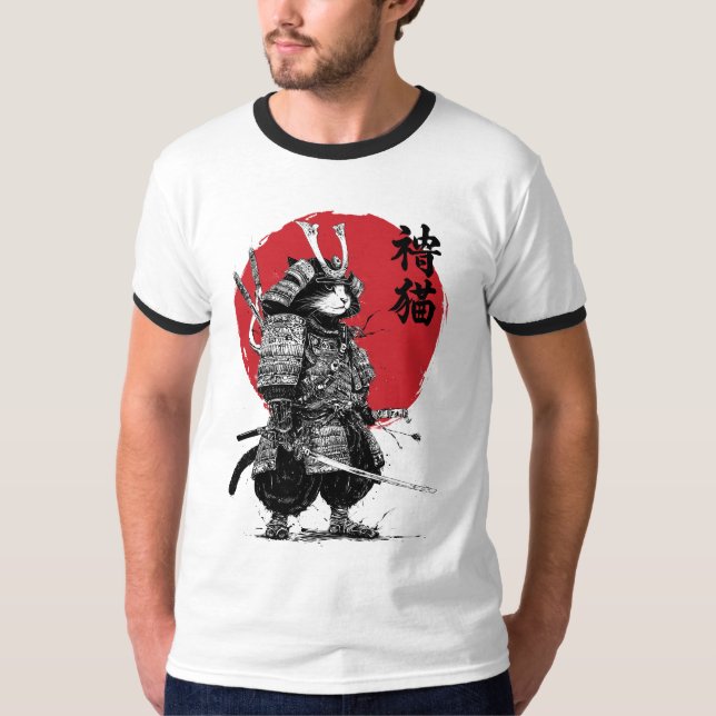 Camiseta Neko Samurai (Frente)