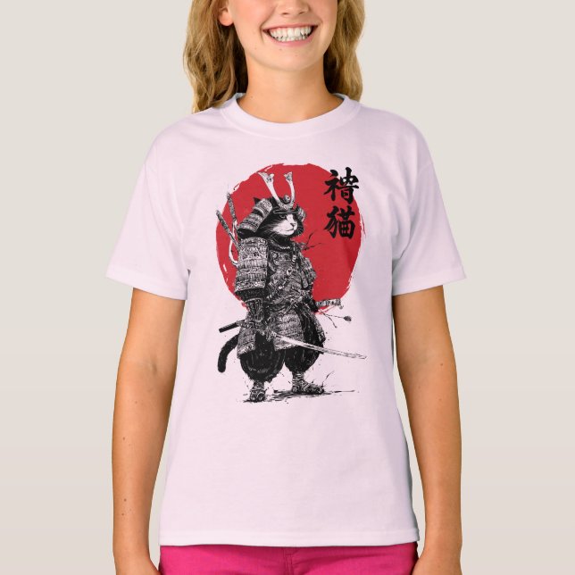 Camiseta Neko Samurai (Frente)