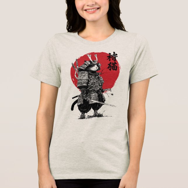 Camiseta Neko Samurai (Frente)