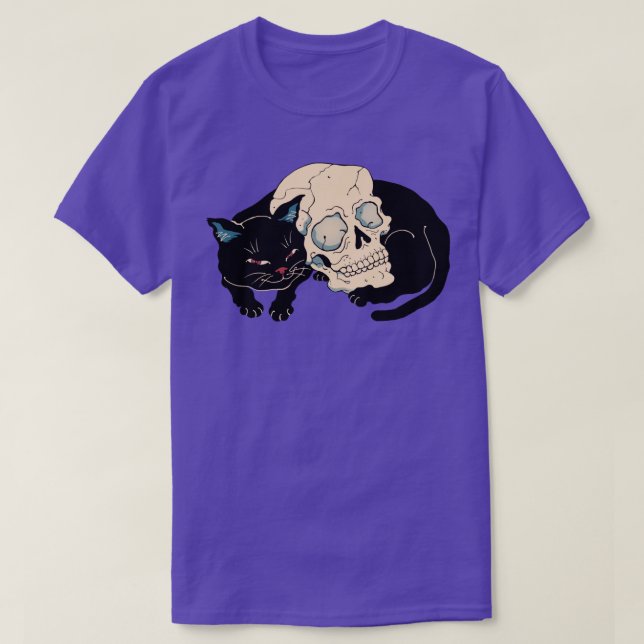 Camiseta Neko Skull (Frente do Design)