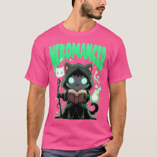 Camiseta Nekomancer Kawaii Cat Necromcer
