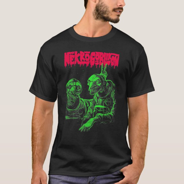 Camiseta Nekrogoblikon 2 Gift Dia das Bruxas Dia de Ação de (Frente)