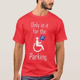 Camiseta Nele estacionamento para deficiente sarcástico cad