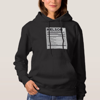 Camiseta Nelson Nutrition Information Problem Solving Duro