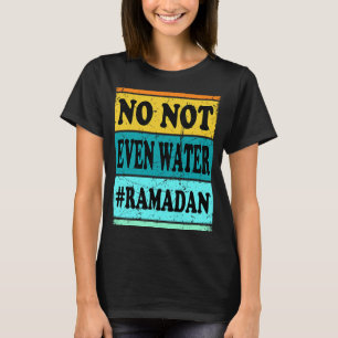 Camiseta Nem Sequer Água O Ramadão Muçulmano Roupa Eid