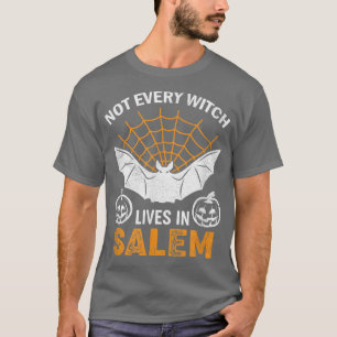 Camiseta Nem Todas As Bruxas Vivem Em Salem Feliz Cicatriz 
